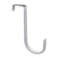 Coat and Garment Hook, Steel, White, PK2
