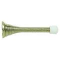 Spring Door Stop, Steel, 15/16"H x 1"W