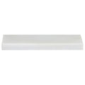 Single Grit Benchstone, 4 in W, 1 in L, 3/8 in H, Hard Arkansas, White