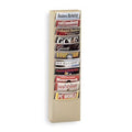Literature Rack 11 Compartments, 13-1/8"W x 4"D Tan