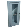 Fire Extinguisher Cabinet, Semi Recessed, 26 3/4 in Height, 10 lb