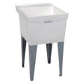Utility Sink 24 in x 20 in, 1, 2, Floor Mount, Thermoplastic