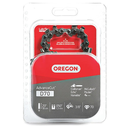 Saw Chain, 20 In., .050 In., 3/8 In. Pitch