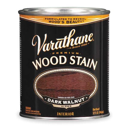 Wood Stain, Dark Walnut, Translucent, 1 qt.