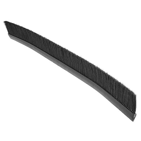 Stapled Set Strip Brush,PVC,Length 72 In