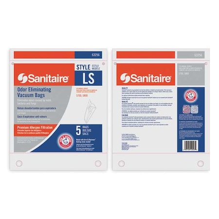 Disposable Vacuum Bag, LS, PK5