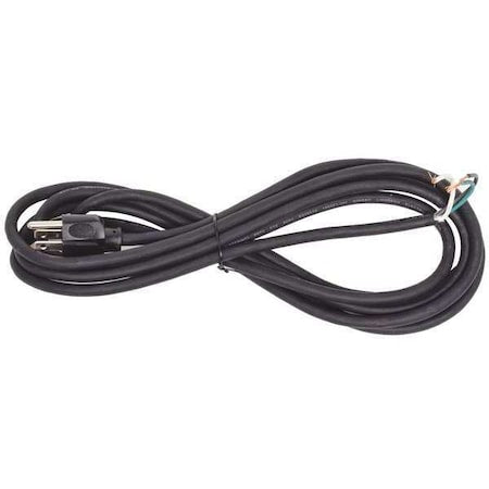 Power Cord, 5-15P, SJO, 12 ft., Blk, 10A, 18/3