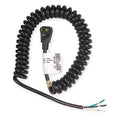 Coiled Power Cord, 5-15P, SJT, 20 ft., 15A, 14/3