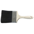 4" Flat Sash Soft, China Hair Bristle, Paint Brush, Sealed Wood Handle