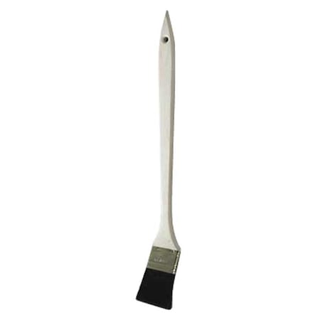 2" Bent Radiator Soft, China Hair Bristle, Paint Brush, Unfinished Wood Handle