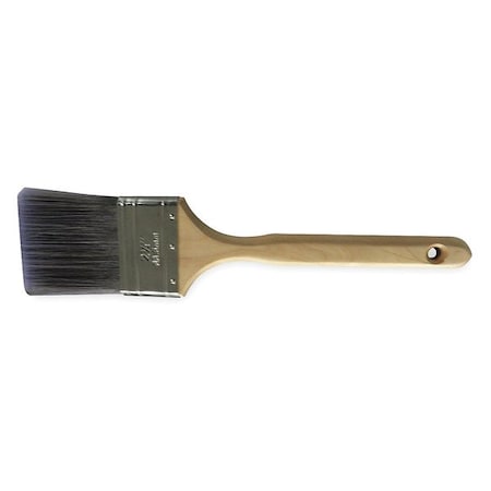 2-1/2" Flat Sash Firm, Polyester Bristle, Paint Brush, Sealed Wood Handle