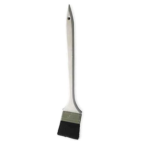 3" Bent Radiator Soft, China Hair Bristle, Paint Brush, Unfinished Wood Handle