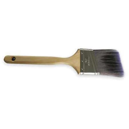 2-1/2" Angle Sash Firm, Polyester Bristle, Paint Brush, Sealed Wood Handle