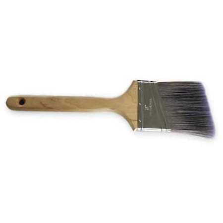 3" Angle Sash Firm, Polyester Bristle, Paint Brush, Sealed Wood Handle