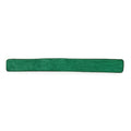 48 in L Dust Mop, 6 oz Dry Wt, Hook-and-Loop Connection, Pad End, Green, Microfiber
