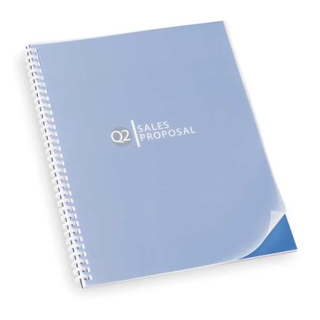 Binding Covers, Plastic, Frost, PK25