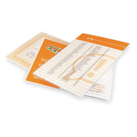 Heat Laminating Pouches, 11-1/2x9in, PK100
