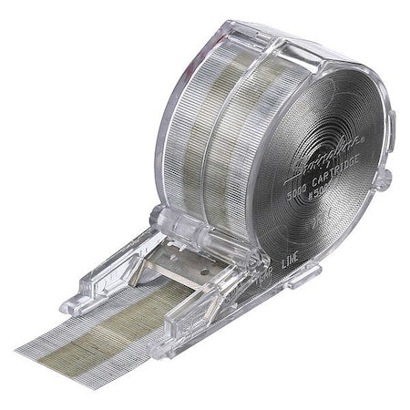 Staples, ChiselPtCart, 1/4 In Leg, PK5000