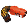 Confined Space Fan, Orange, 13 1/2" W