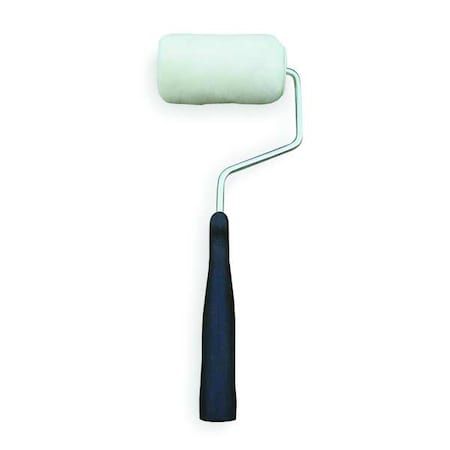 Mini Paint Roller Frame & Cover, Cage, Plastic Handle, 4" Rollers
