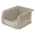 Hang & Stack Storage Bin, Plastic, Stone, 3 in H, 4 1/8 in W, 5 3/8 in L