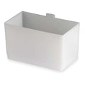 Large Clear Plastic Bin Cups, 5 in L x 2-3/4 in W x 3 in H