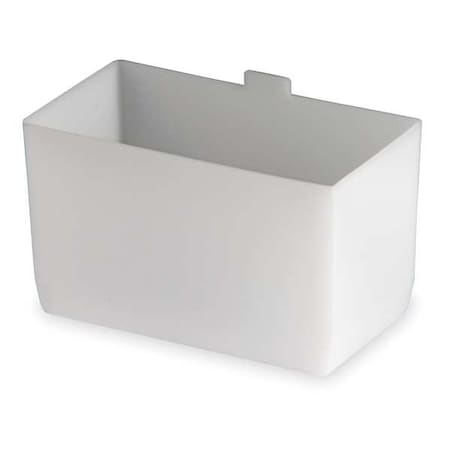 Large Clear Plastic Bin Cups, 5 in L x 2-3/4 in W x 3 in H
