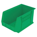 Hang & Stack Storage Bin, Plastic, Green, 10 in H, 11 in W, 18 in L