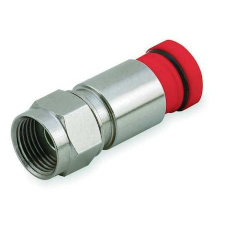 Coaxial Connector, RG6, F Type, PK50