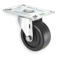 Swivel NSF-Listed Plate Caster, Polyolfin, 2-1/2 in, 175 lb