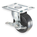 Swivel Plate Caster, Phenolic, 4 in., 450 lb.