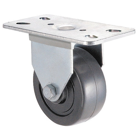 Rgd Plate Castr, Rubbr, 2-1/2 in., 175 lb, A