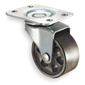 Swivel Plte Cstr, Cst Irn, 2 in, 125 lb, Gry