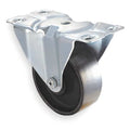 Rgd Plate Castr, Cast Irn, 4 in, 450 lb, Blk