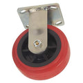 Rigid Plate Caster, Poly, 8 in., 900 lb., B
