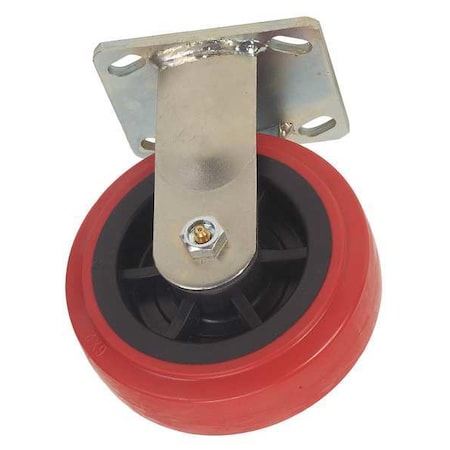 Rigid Plate Caster, Poly, 8 in., 900 lb., B