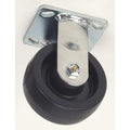 Rigid Plate Caster, Polyolfin, 6 in, 900 lb