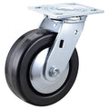Swivel Plate Caster, Phenolic, 6 in., 1200 lb, B
