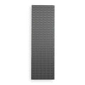 Steel Louvered Panel, 5/16 in D x 61 in H x 18 in W, Gray