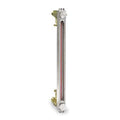 Closed Circuit Liquid Level Gauge, Needle Valve, 12 in, 1/2 NPTF