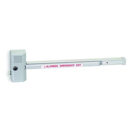 Exit Door Alarm, Aluminum, 99dB, Alum