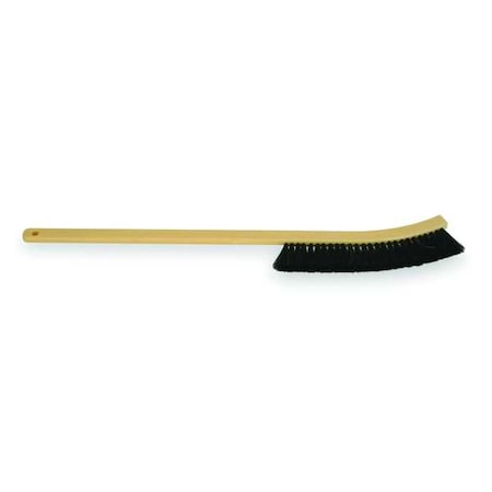 1 in W Radiator Brush, 15 in L Handle, 10 in L Brush, Black, Plastic, 24 in L Overall