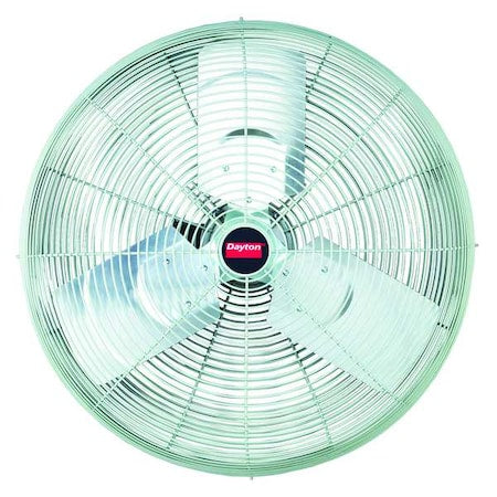 Standard Duty Industrial Fan, Ceiling, IBeam, Pedestal, Wall Mount, 24 in Blade Dia, 208-230/460V