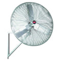 Standard Duty Industrial Fan, Wall Mount, 30 in Blade Dia, 277V, 9,450 cfm, Non-Oscillating