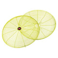 Fan Guard For 30 in Blade Dia, Polyester Powder Coated, Steel, Yellow, Mounting 2-3/4 in x 4-1/2 in
