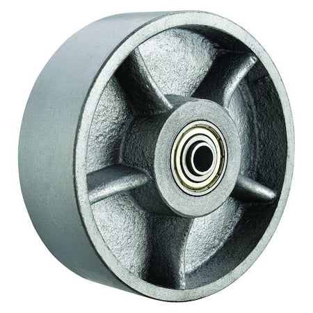 Caster Wheel, Ductile Iron, 8 in., 1500 lb.