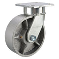 Kingpinless Swivel Caster, Ductile Iron, 8in, 1400lb