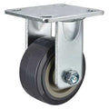 Rigid Plate Caster, 600 lb., 90 Shore A
