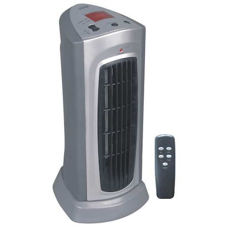 Portable Electric Heater, 1500/900, 120V AC, 1 Phase, 5118 / 3071 BtuH, Oscillating