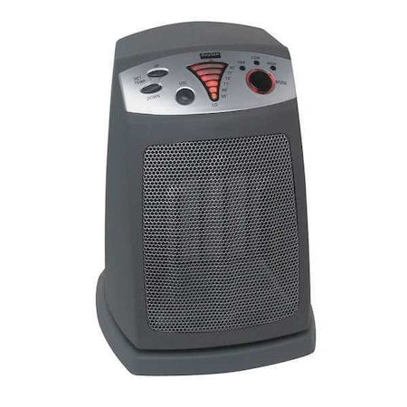 Portable Electric Heater, 1500/900, 120V AC, 1 Phase, 5118 / 3071 BtuH, Oscillating